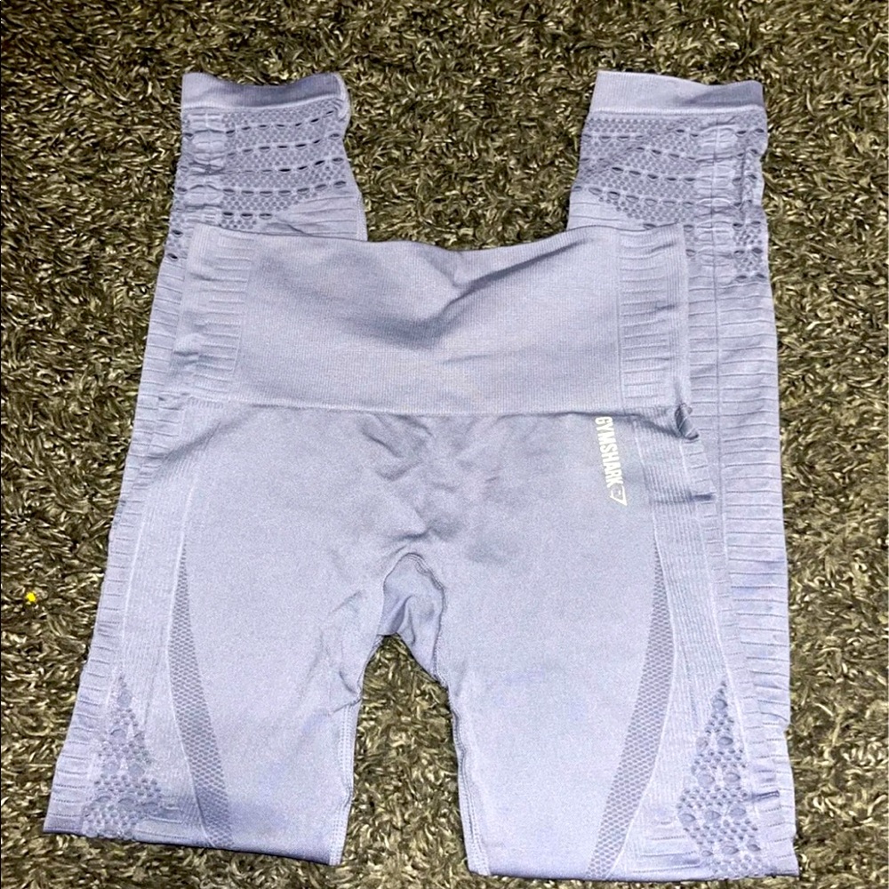 Blue energy seamless leggings